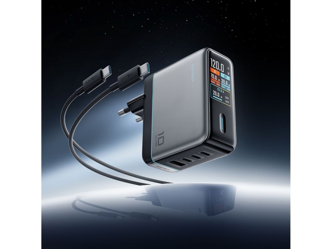 CUKTECH AD1204U 120W GaN USB-C Charger