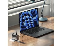 Cargador de pared Cuktech AD1404UEU de 140 W GaN con 3 puertos USB-C + USB-A y cable USB-C - Gris Cargador de pared Cuktech AD1404UEU de 140 W GaN con 3 puertos USB-C + USB-A y cable USB-C - Gris