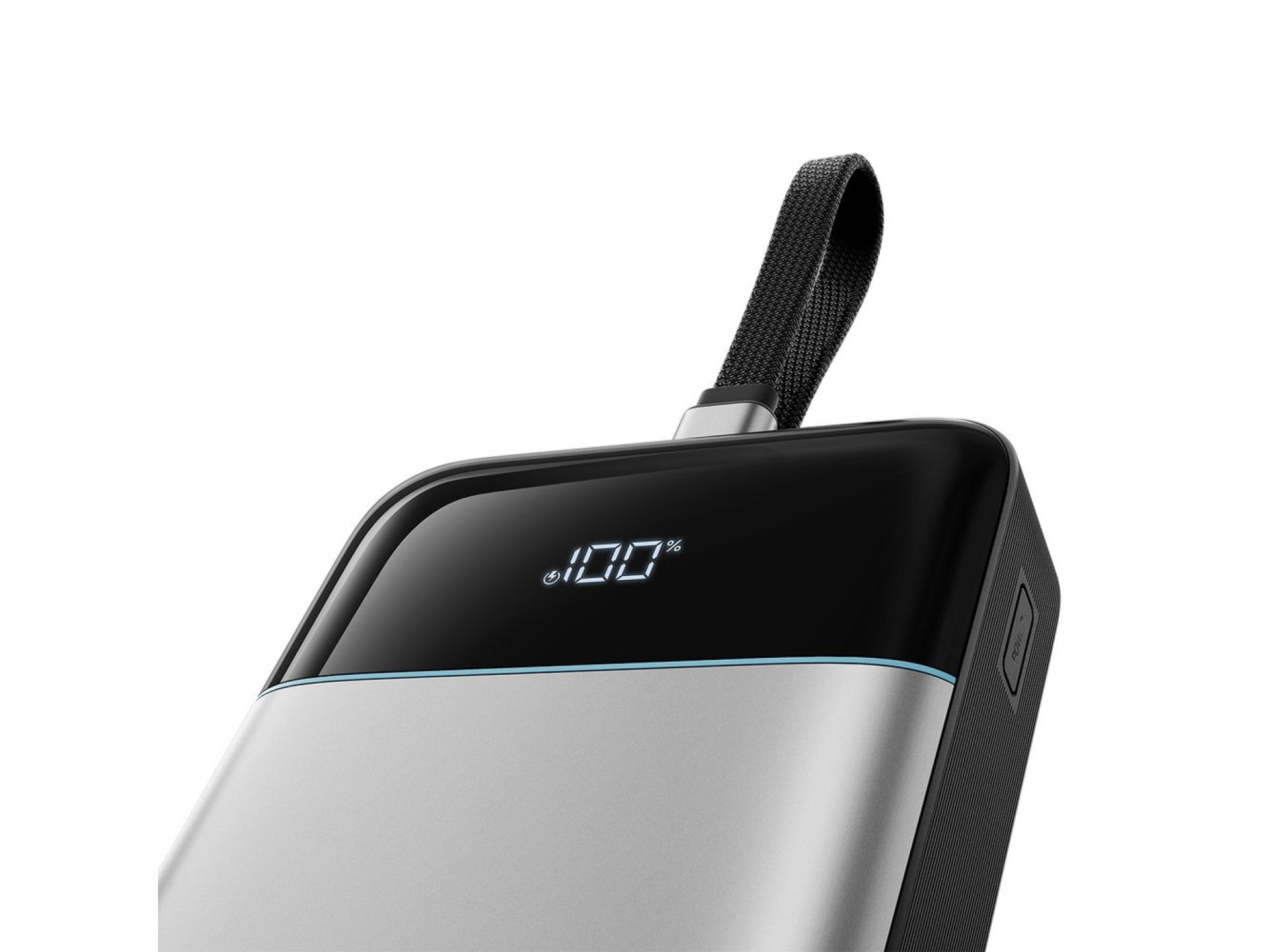 Cuktech LPB252N 120W 25000mAh Powerbank with Built-in USB-C Cable - Gray