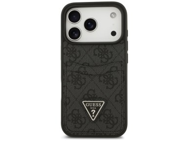 Guess 4G nauble Card Triangle case for iPhone 17 Pro - black Guess 4G nauble Card Triangle case for iPhone 17 Pro - black