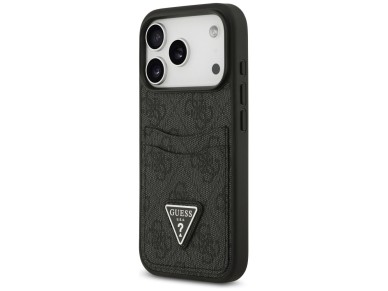 Guess 4G nauble Card Triangle case for iPhone 17 Pro - black Guess 4G nauble Card Triangle case for iPhone 17 Pro - black