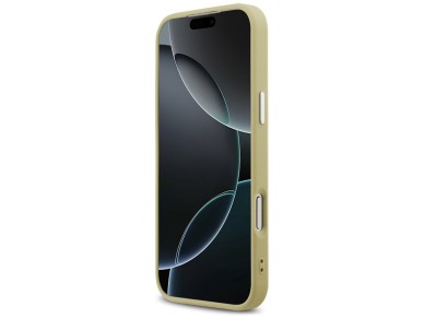 Guess Glitter Triangle Logo MagSafe Case for iPhone 17 Pro Max - Gold Guess Glitter Triangle Logo MagSafe Case for iPhone 17 Pro Max - Gold