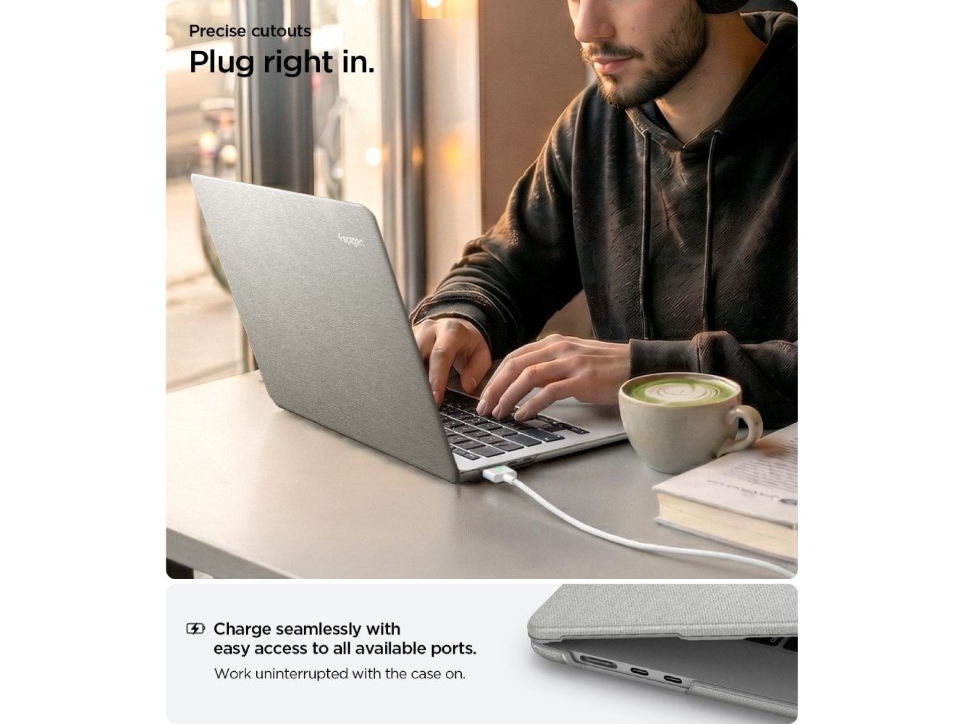 Capa Spigen Urban Fit para MacBook Air 15