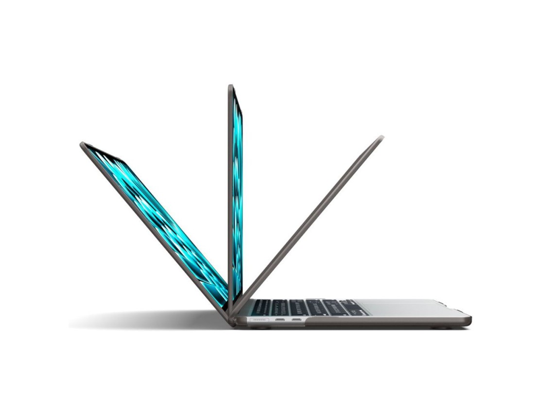 Funda Spigen AirSkin para MacBook Air de 13" (2023/2024/2025/2026) - Semitransparente