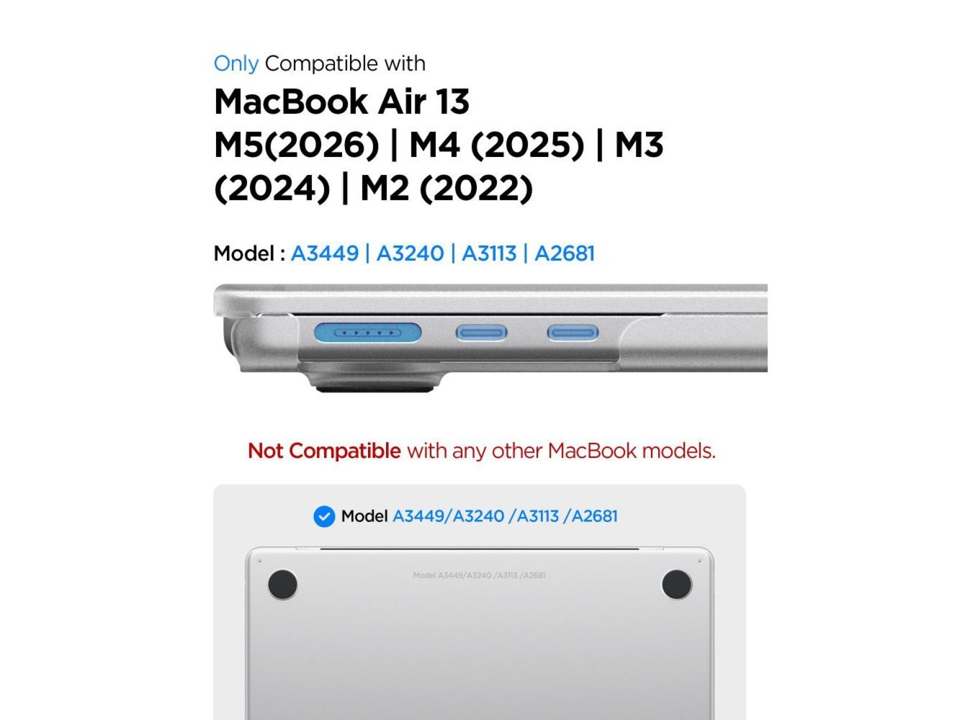 Spigen AirSkin Case for MacBook Air 13