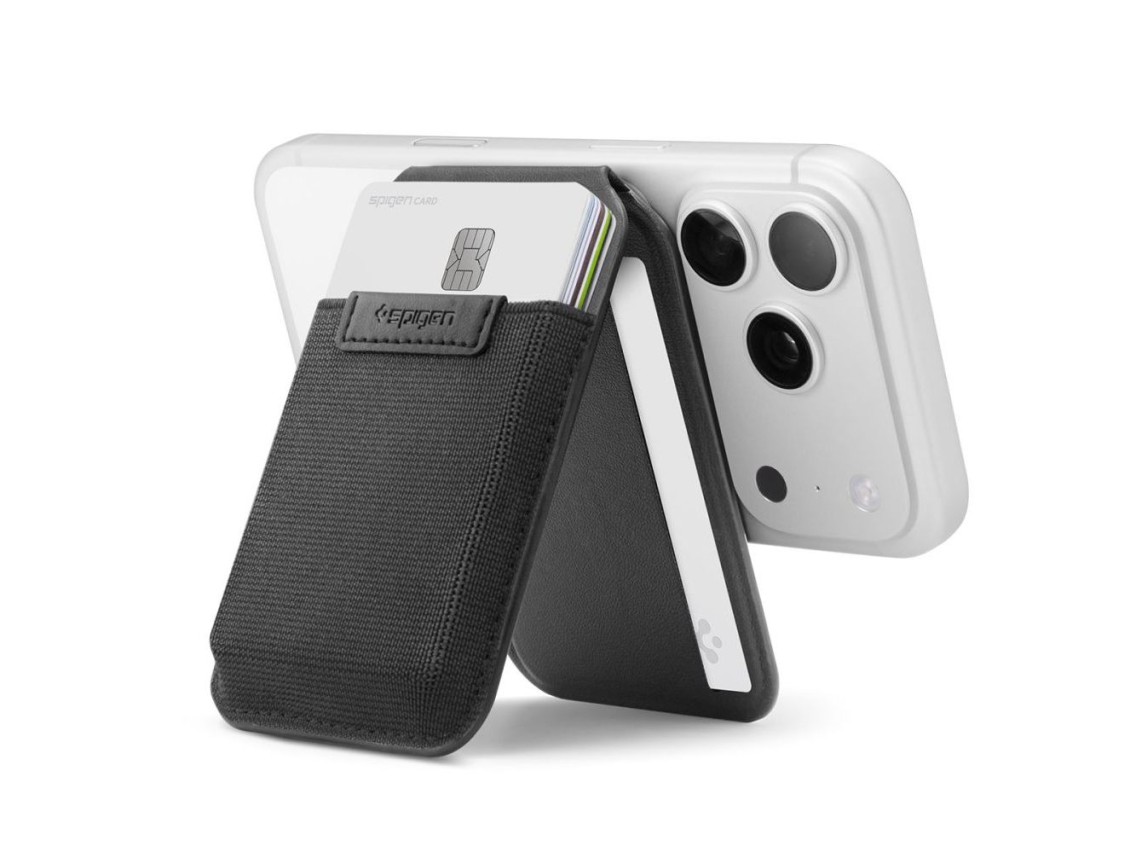 Carteira para celular Spigen Slim Fold S314-4 MagSafe - Preta