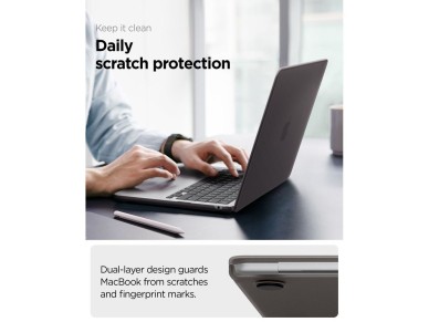 Spigen AirSkin Case for MacBook Air 13" 2023/2024/2025/2026 - Semi-Transparent Spigen AirSkin Case for MacBook Air 13" 2023/2024/2025/2026 - Semi-Transparent