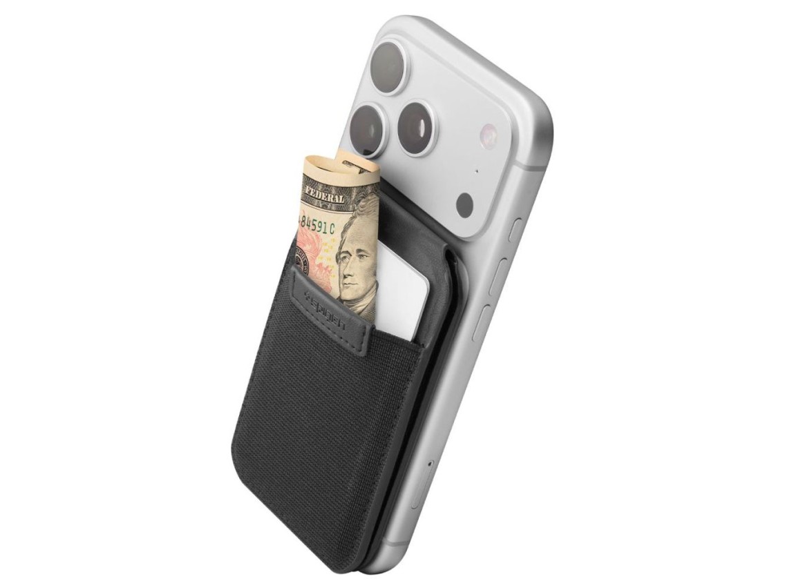 Carteira para celular Spigen Slim Fold S314-4 MagSafe - Preta