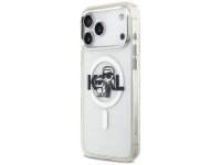 Karl Lagerfeld IML Glitter Karl & Choupette Sketch Logo MagSafe Case for iPhone 17 Pro Max - Clear Karl Lagerfeld IML Glitter Karl & Choupette Sketch Logo MagSafe Case for iPhone 17 Pro Max - Clear