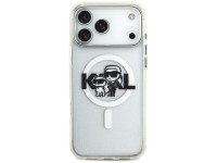 Karl Lagerfeld IML Glitter Karl & Choupette Sketch Logo MagSafe Case for iPhone 17 Pro Max - Clear Karl Lagerfeld IML Glitter Karl & Choupette Sketch Logo MagSafe Case for iPhone 17 Pro Max - Clear