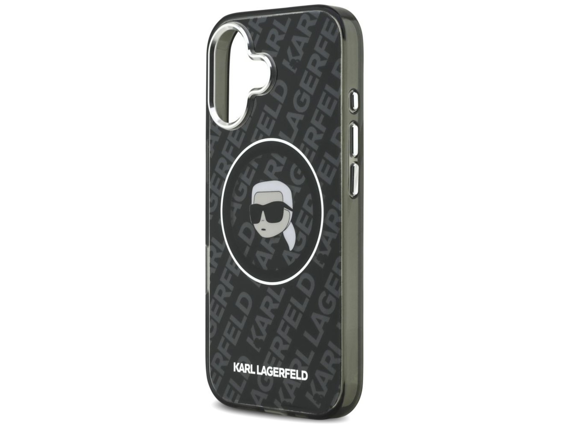 Karl Lagerfeld IML Karl Head Logo MagSafe Case for iPhone 17 - Black