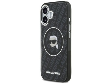 Karl Lagerfeld IML Karl Head Logo MagSafe Case for iPhone 17 - Black Karl Lagerfeld IML Karl Head Logo MagSafe Case for iPhone 17 - Black