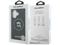 Karl Lagerfeld IML Karl Head Logo MagSafe Case for iPhone 17 - Black Karl Lagerfeld IML Karl Head Logo MagSafe Case for iPhone 17 - Black