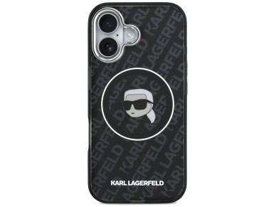 Karl Lagerfeld IML Karl Head Logo MagSafe Case for iPhone 17 - Black Karl Lagerfeld IML Karl Head Logo MagSafe Case for iPhone 17 - Black