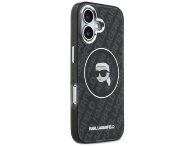 Karl Lagerfeld IML Karl Head Logo MagSafe Case for iPhone 17 - Black Karl Lagerfeld IML Karl Head Logo MagSafe Case for iPhone 17 - Black