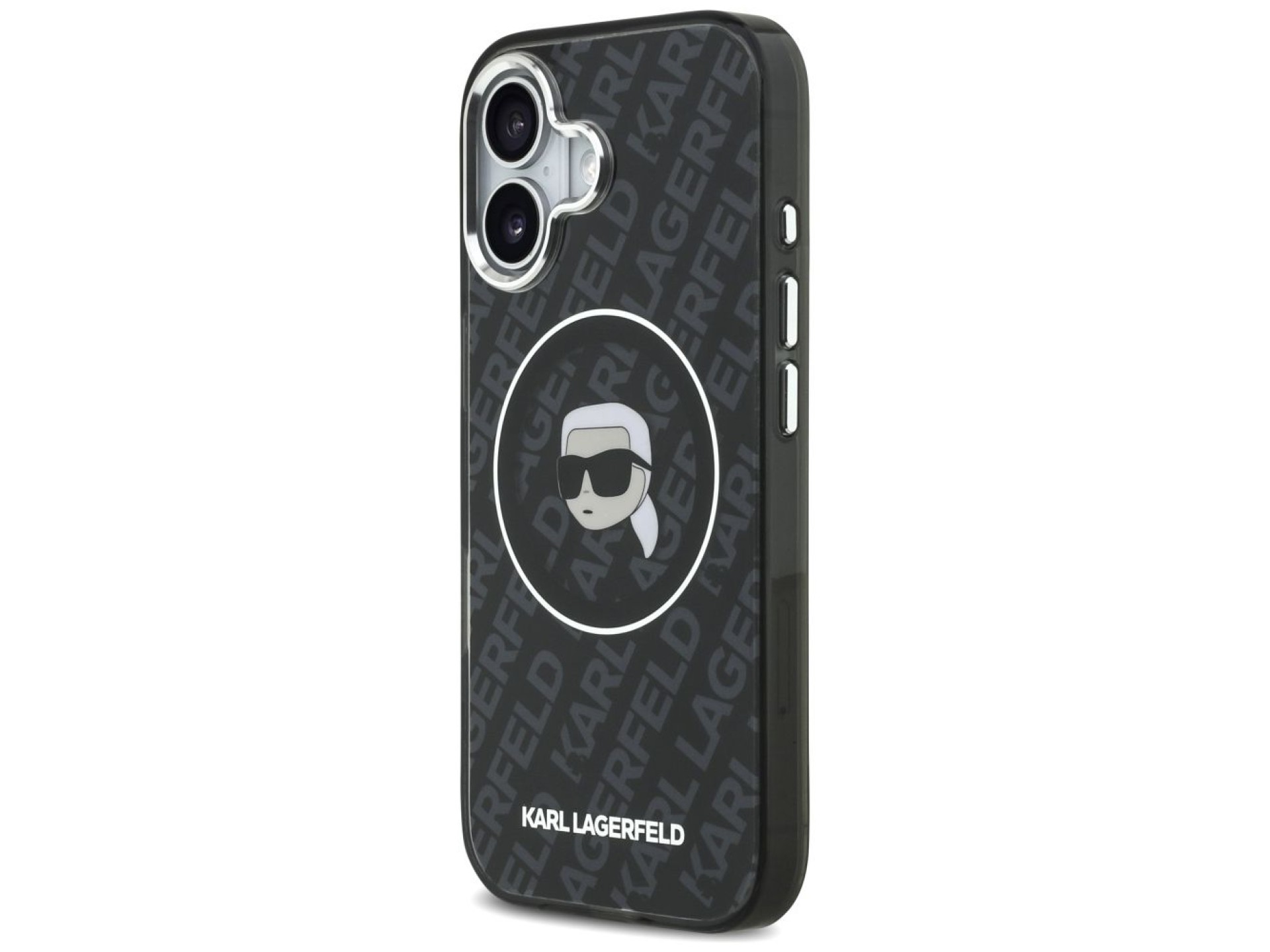 Karl Lagerfeld IML Karl Head Logo MagSafe Case for iPhone 17 - Black
