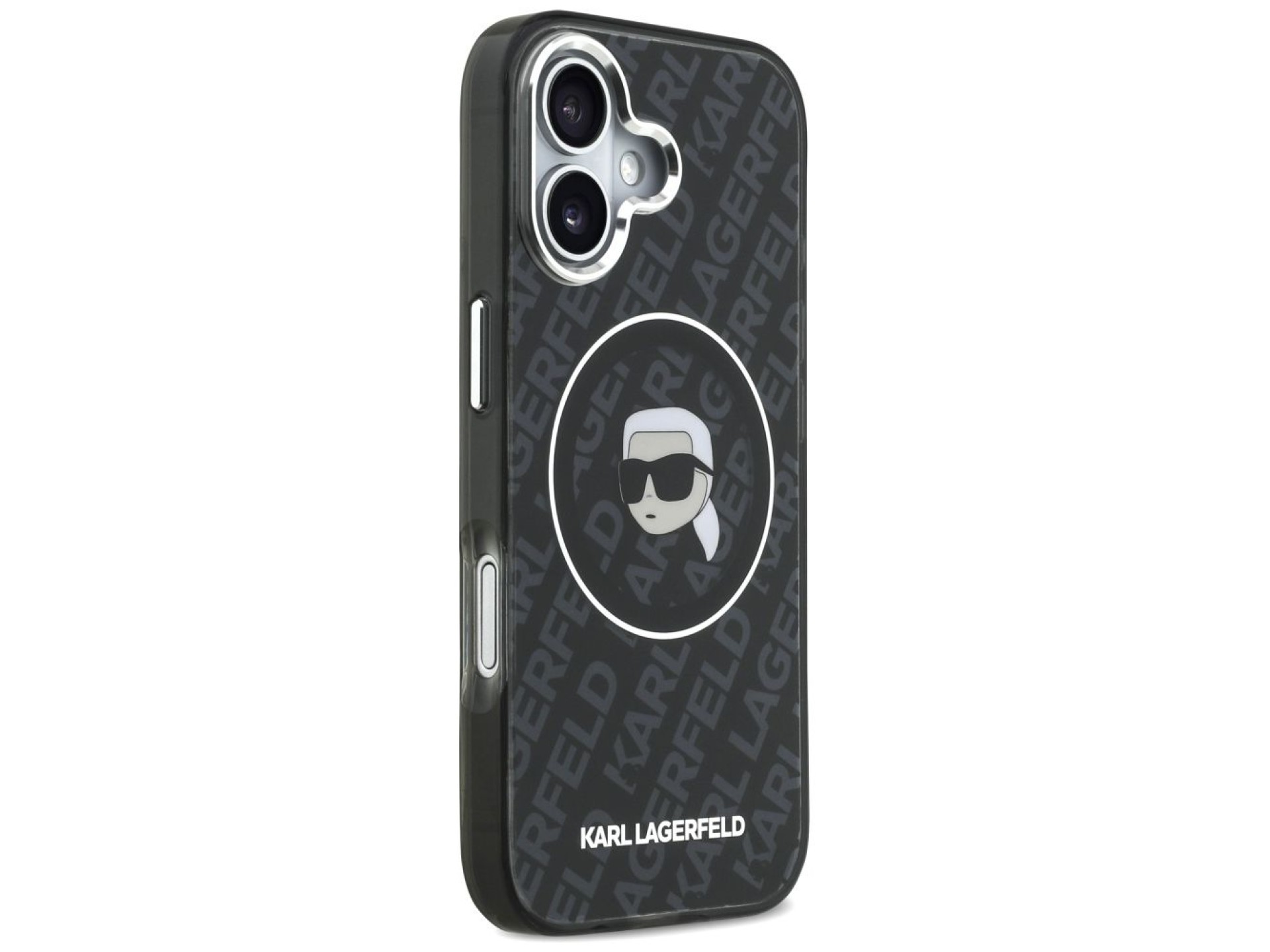 Karl Lagerfeld IML Karl Head Logo MagSafe Case for iPhone 17 - Black