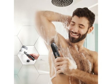 Aparador multifuncional MAXGROOM LK-892 com pontas substitu�veis - preto