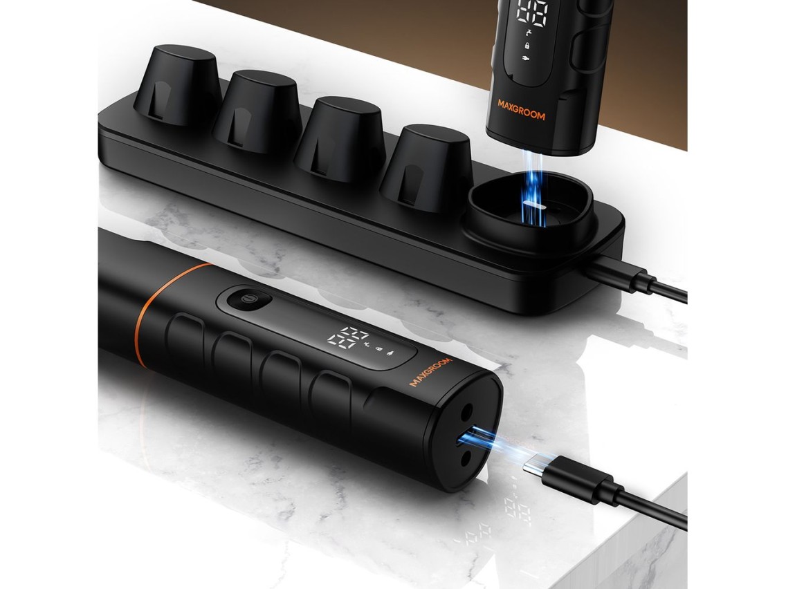 Aparador multifuncional MAXGROOM LK-892 com pontas substitu�veis - preto