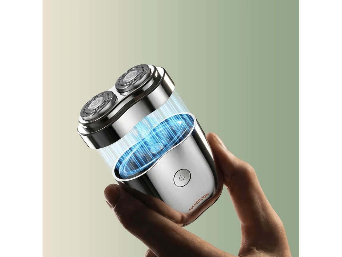 Barbeador Elétrico MAXGROOM 208 - Prata