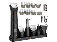 MAXGROOM JK-666 6-in-1 trimmer for beard, hair, body, nose and ears IPX6 - black