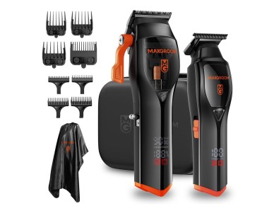 MAXGROOM WF-3908 multifunctional hair clipper with trimmer - black