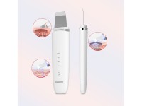 MAXGROOM M-169 ultrasonic cavitation peeling device with LED light therapy - white