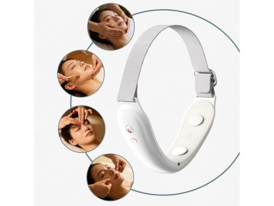 Belleskin by MAXGROOM M-170 EMS LED Face and Chin Massager - White Belleskin by MAXGROOM M-170 EMS LED Face and Chin Massager - White