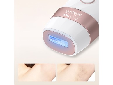 Depilador IPL MAXGROOM JD-TM003 para remo��o de pelos - branco e rosa