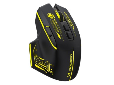 Wozinsky WMGB-1181 Wireless Optical Gaming Mouse 3200 DPI with Built-in Battery and Backlight - Blac