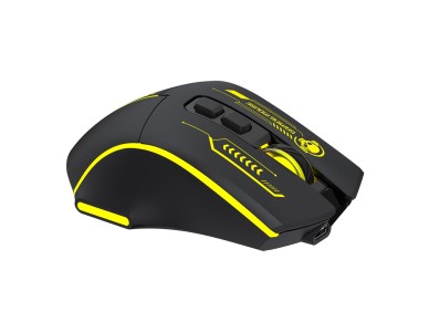 Wozinsky WMGB-1181 Wireless Optical Gaming Mouse 3200 DPI with Built-in Battery and Backlight - Blac
