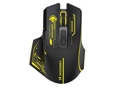 Wozinsky WMGB-1181 Wireless Optical Gaming Mouse 3200 DPI with Built-in Battery and Backlight - Blac