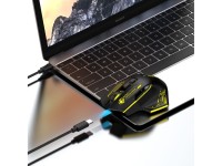Wozinsky WMGB-1181 Wireless Optical Gaming Mouse 3200 DPI with Built-in Battery and Backlight - Blac