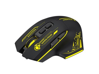 Wozinsky WMGB-1181 Wireless Optical Gaming Mouse 3200 DPI with Built-in Battery and Backlight - Blac