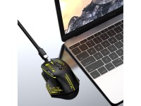 Wozinsky WMGB-1181 Wireless Optical Gaming Mouse 3200 DPI with Built-in Battery and Backlight - Blac