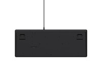 Teclado de membrana retroiluminado con cable Wozinsky WKG-1044 para juegos - Negro