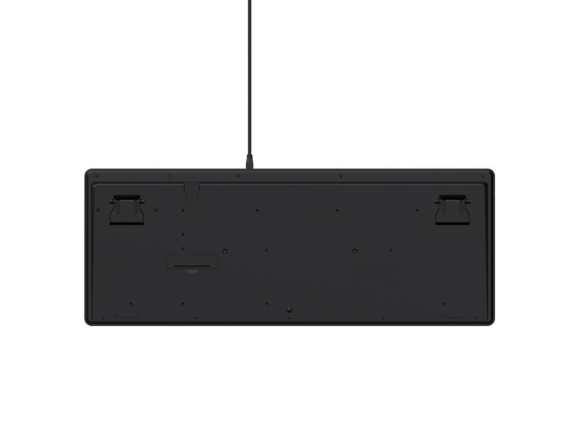 Teclado de membrana retroiluminado con cable Wozinsky WKG-1044 para juegos - Negro