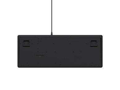 Teclado de membrana retroiluminado con cable Wozinsky WKG-1044 para juegos - Negro