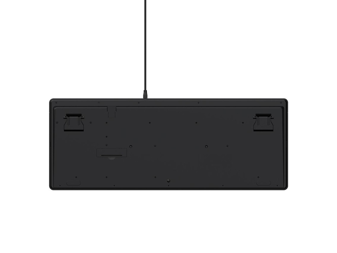 Teclado de membrana retroiluminado con cable Wozinsky WKG-1044 para juegos - Negro