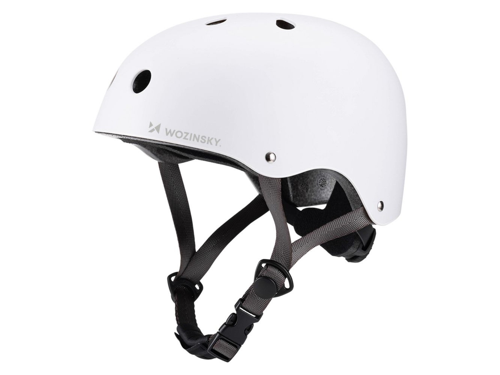 Capacete Wozinsky Leve para BMX/Scooter - Tamanho P - Branco