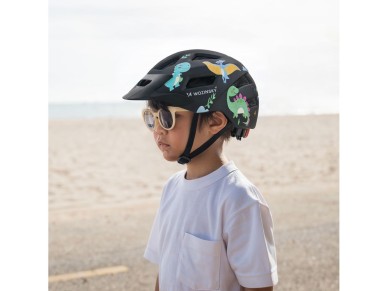 Casco de bicicleta infantil Wozinsky MTB con visera extraíble, talla S - Negro Casco de bicicleta infantil Wozinsky MTB con visera extraíble, talla S - Negro