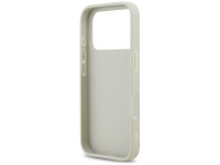 Capa DKNY Xadrez com Listras Estampadas para iPhone 17 Pro - Bege Capa DKNY Xadrez com Listras Estampadas para iPhone 17 Pro - Bege