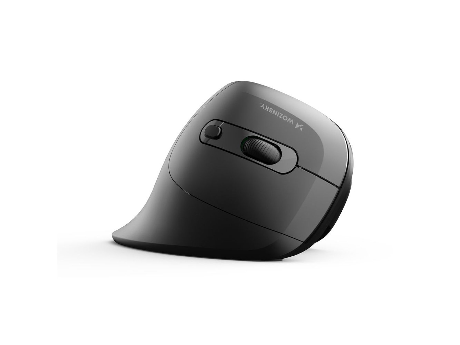 Mouse vertical ergonômico sem fio Wozinsky WWM-1076, 3600 DPI - Preto