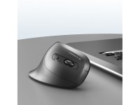 Mouse vertical ergonômico sem fio Wozinsky WWM-1076, 3600 DPI - Preto Mouse vertical ergonômico sem fio Wozinsky WWM-1076, 3600 DPI - Preto