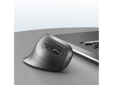 Wozinsky WWM-1076 Wireless Vertical Ergonomic Mouse 3600 DPI - Black