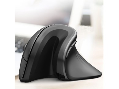 Wozinsky WWM-1076 Wireless Vertical Ergonomic Mouse 3600 DPI - Black