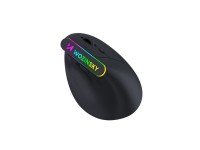 Wozinsky WMG-1164 Wireless Vertical Ergonomic Gaming Mouse 3600 DPI with RGB Backlight - Black