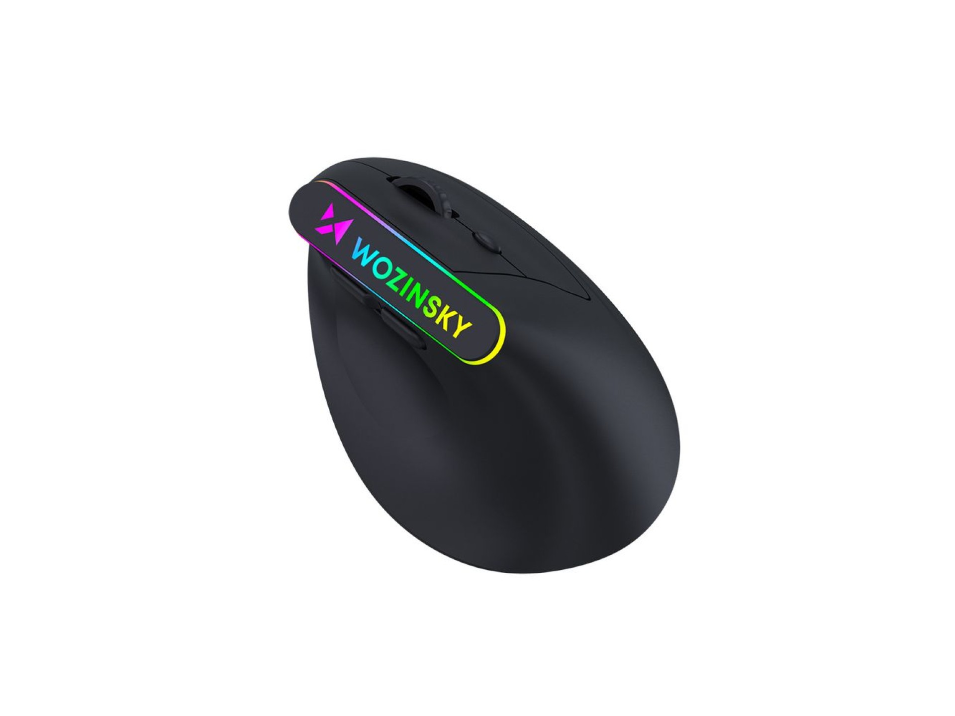 Wozinsky WMG-1164 Wireless Vertical Ergonomic Gaming Mouse 3600 DPI with RGB Backlight - Black