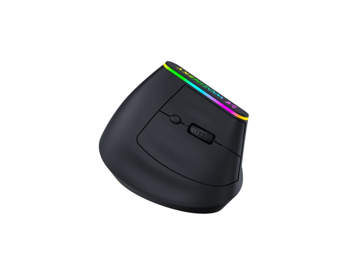 Wozinsky WMG-1164 Wireless Vertical Ergonomic Gaming Mouse 3600 DPI with RGB Backlight - Black