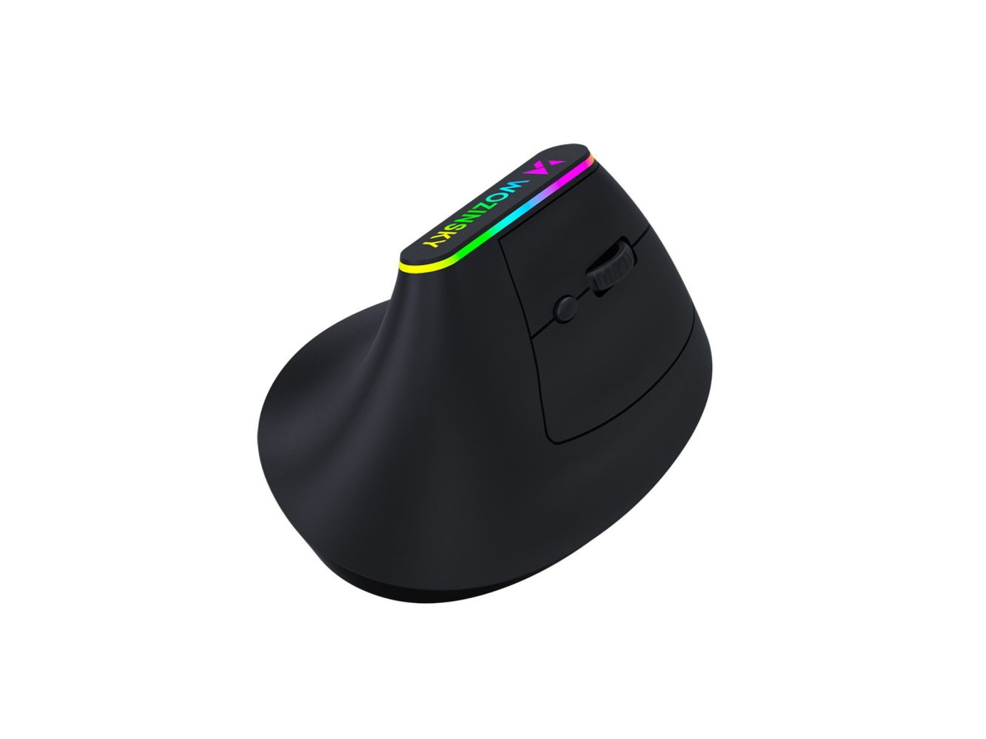 Wozinsky WMG-1164 Wireless Vertical Ergonomic Gaming Mouse 3600 DPI with RGB Backlight - Black